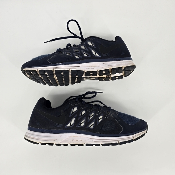 Nike Shoe Men 11 Air Zoom Structure 18 Running Sneakers 659373 401 Blue - Picture 5 of 8